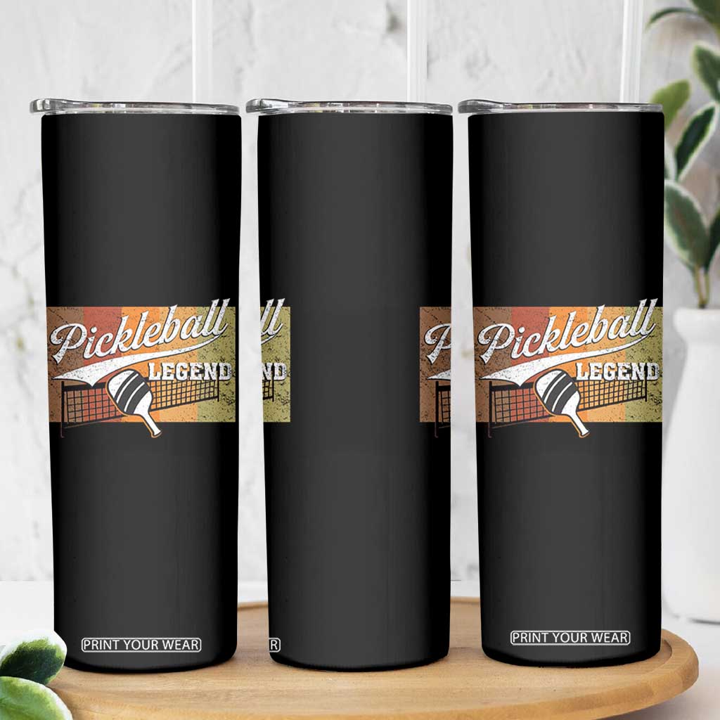 Funny Pickleball Legend Skinny Tumbler Pickleball Player Retro Sport Lover TS11 Print Your Wear