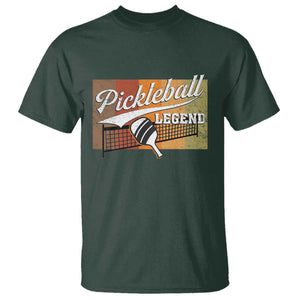 Funny Pickleball Legend T Shirt Pickleball Player Retro Sport Lover TS11 Dark Forest Green Print Your Wear