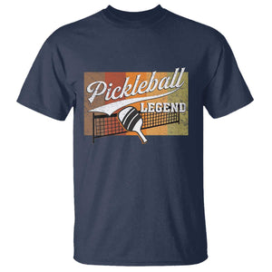 Funny Pickleball Legend T Shirt Pickleball Player Retro Sport Lover TS11 Navy Print Your Wear