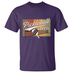 Funny Pickleball Legend T Shirt Pickleball Player Retro Sport Lover TS11 Purple Print Your Wear