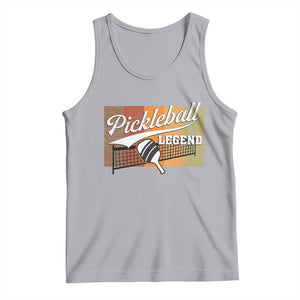 Funny Pickleball Legend Tank Top Pickleball Player Retro Sport Lover TS11 Athletic Heather Print Your Wear