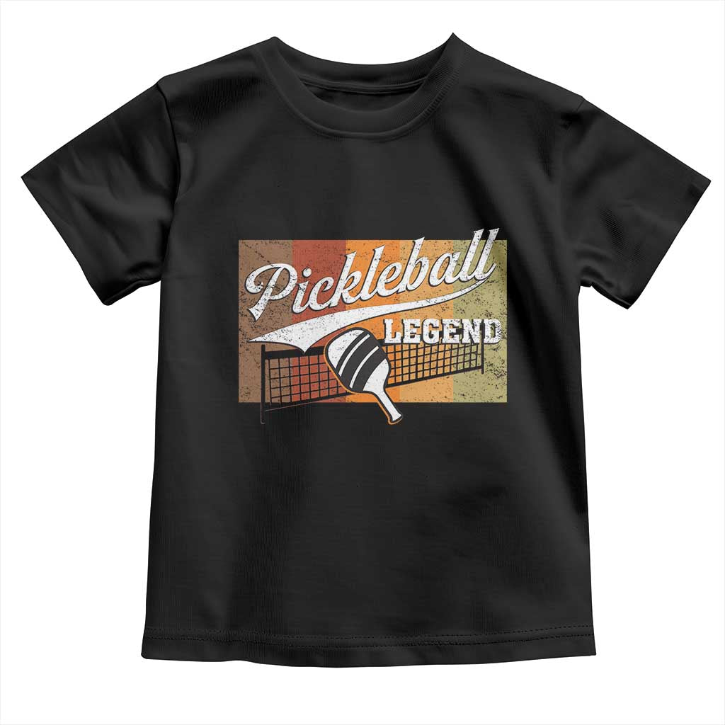 Funny Pickleball Legend Toddler T Shirt Pickleball Player Retro Sport Lover TS11 Black Print Your Wear