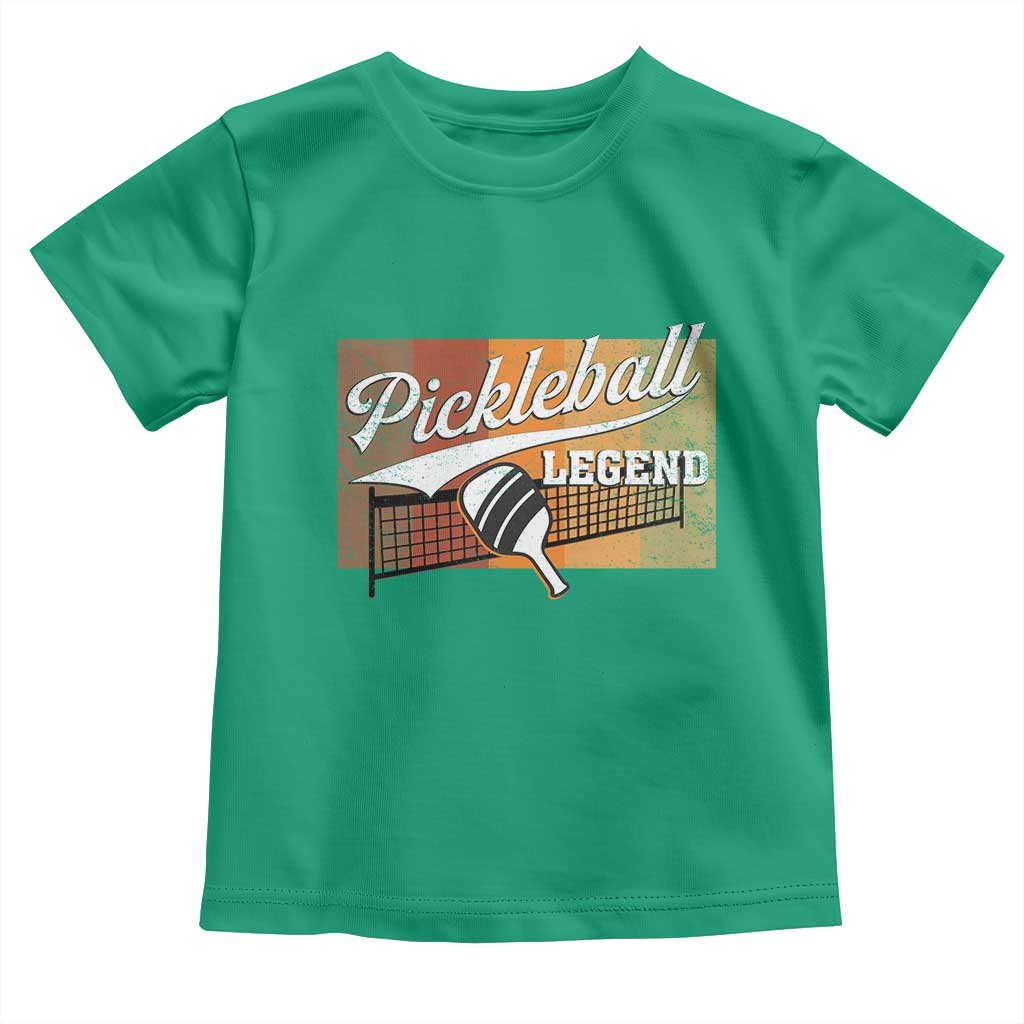 Funny Pickleball Legend Toddler T Shirt Pickleball Player Retro Sport Lover TS11 Irish Green Print Your Wear