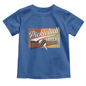 Funny Pickleball Legend Toddler T Shirt Pickleball Player Retro Sport Lover TS11 Royal Blue Print Your Wear