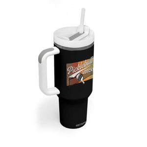 Funny Pickleball Legend Tumbler With Handle Pickleball Player Retro Sport Lover TS11 Print Your Wear