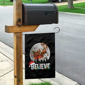 Funny Bigfoot Christmas Garden Flag Believe Santa Sasquatch Xmas Reindeer Sleigh TS11 Print Your Wear