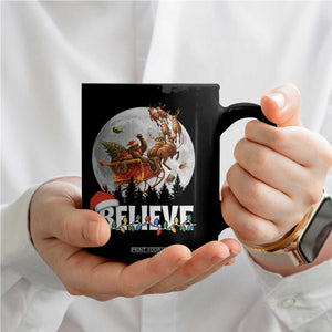 Funny Bigfoot Christmas Coffee Mug Believe Santa Sasquatch Xmas Reindeer Sleigh TS11 Print Your Wear