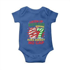 Funny Christmas 67 Meme Baby Onesie Listen Up Rizzlers This Sigma Has 67 Aura Energy No Cap TS11 Royal Blue Print Your Wear
