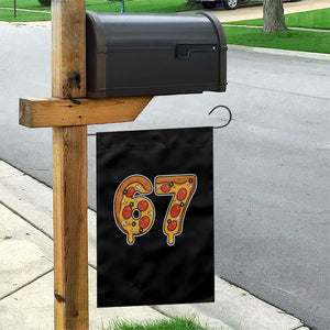 Funny 67 Pizza Lover Garden Flag Six Seven Gen Alpha Slang TS11 Print Your Wear