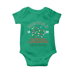 Funny Christmas Griswold Exterior Illumination Baby Onesie Ask For Sparky Xmas Movie TS11 Irish Green Print Your Wear