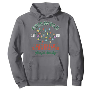 Funny Christmas Griswold Exterior Illumination Hoodie Ask For Sparky Xmas Movie - Print Your Wear