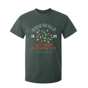 Funny Christmas Griswold Exterior Illumination T Shirt For Kid Ask For Sparky Xmas Movie TS11 Dark Forest Green Print Your Wear