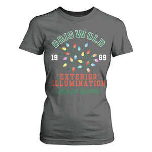 Funny Christmas Griswold Exterior Illumination T Shirt For Women Ask For Sparky Xmas Movie TS11 Dark Heather Print Your Wear