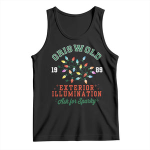 Funny Christmas Griswold Exterior Illumination Tank Top Ask For Sparky Xmas Movie TS11 Black Print Your Wear