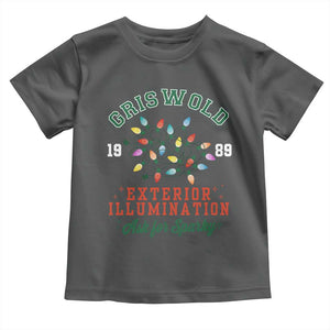 Funny Christmas Griswold Exterior Illumination Toddler T Shirt Ask For Sparky Xmas Movie TS11 Dark Heather Print Your Wear