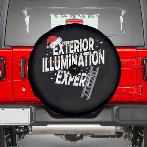 Funny Christmas Exterior Illumination Expert Spare Tire Cover Xmas Lights Decorator TS11 Black Print Your Wear