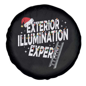 Funny Christmas Exterior Illumination Expert Spare Tire Cover Xmas Lights Decorator TS11 Print Your Wear
