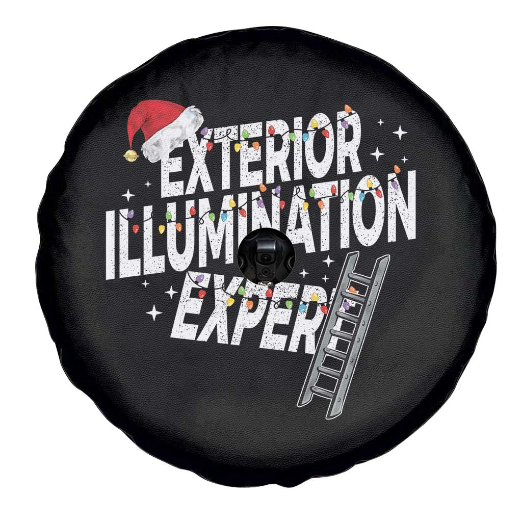 Funny Christmas Exterior Illumination Expert Spare Tire Cover Xmas Lights Decorator TS11 Print Your Wear
