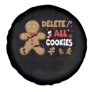 Funny Christmas Delete All Cookies Spare Tire Cover Xmas Gingerbread TS11 Print Your Wear