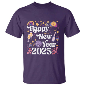 Happy New Year 2025 T Shirt Cute New Year's Eve Party TS11 Purple Print Your Wear