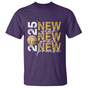 New Year New Grace New Praise 2025 T Shirt TS11 Purple Print Your Wear