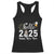 Hello 2025 Happy New Year Racerback Tank Top Snowman Firework New Year's Eve TS11 Black Print Your Wear