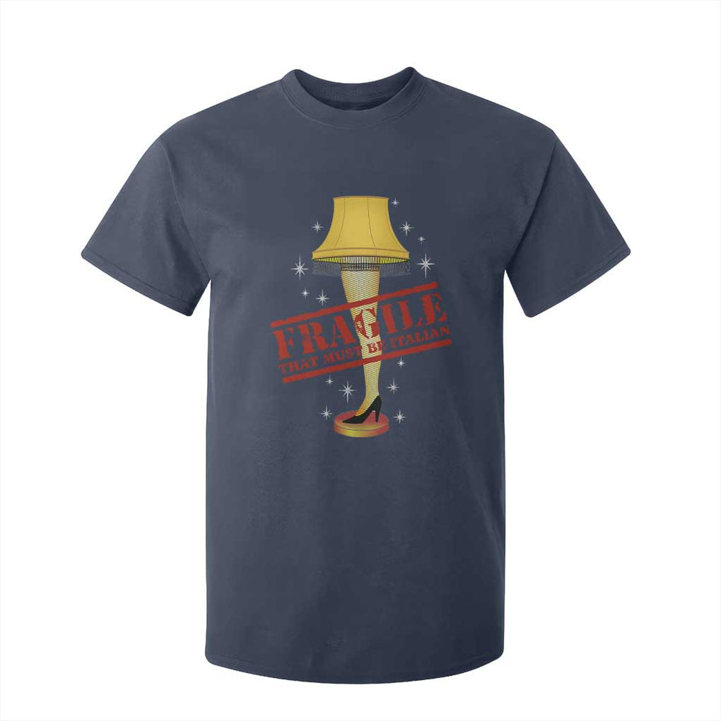 Funny Fragile That Must Be Italian Christmas Movie T Shirt For Kid TS11 Navy Print Your Wear