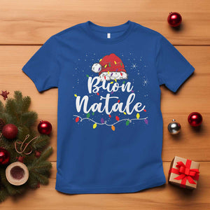 Funny Buon Natale T Shirt Italian Christmas Italy Pride Santa Hat TS11 Royal Blue Print Your Wear