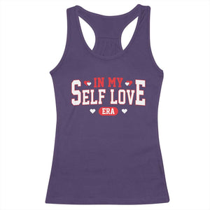 Funny Anti Valentine's Day Racerback Tank Top In My Self Love Era Singles Awareness Day TS11 Purple Print Your Wear