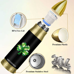 Funny St Patricks Day Shamrock Building Blocks Bricks Bullet Tumbler TS11 Print Your Wear