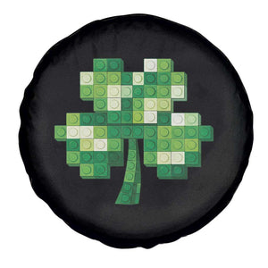 Funny St Patricks Day Shamrock Building Blocks Bricks Spare Tire Cover TS11 Print Your Wear