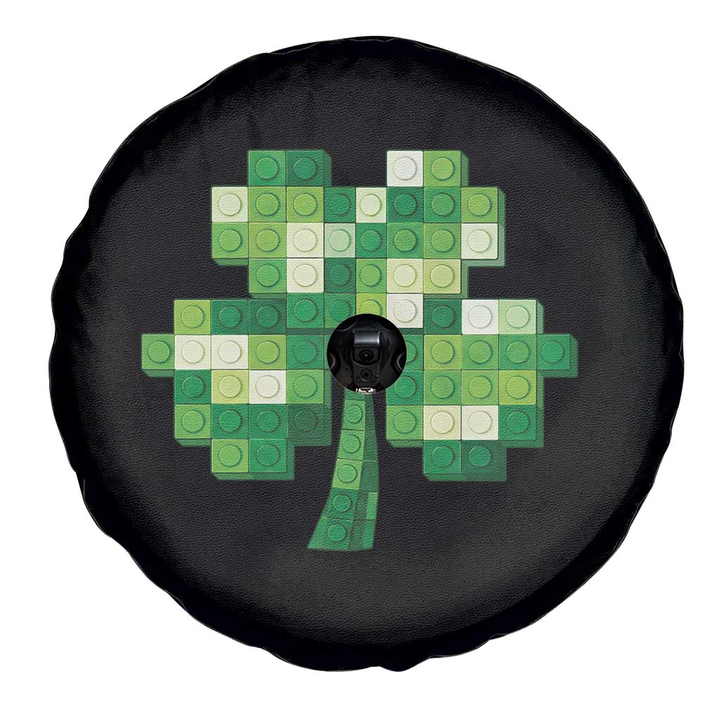 Funny St Patricks Day Shamrock Building Blocks Bricks Spare Tire Cover TS11 Print Your Wear