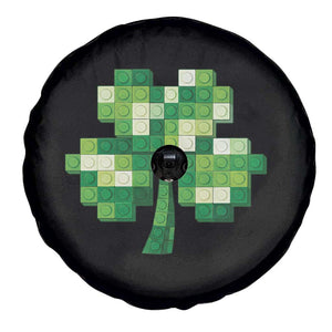 Funny St Patricks Day Shamrock Building Blocks Bricks Spare Tire Cover TS11 Print Your Wear