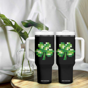 Funny St Patricks Day Shamrock Building Blocks Bricks Tumbler With Handle TS11 Print Your Wear