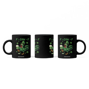 Funny F Caw F Chicken St Patricks Day Coffee Mug Irish Beer Drinking Shamrock Print TS11 Print Your Wear