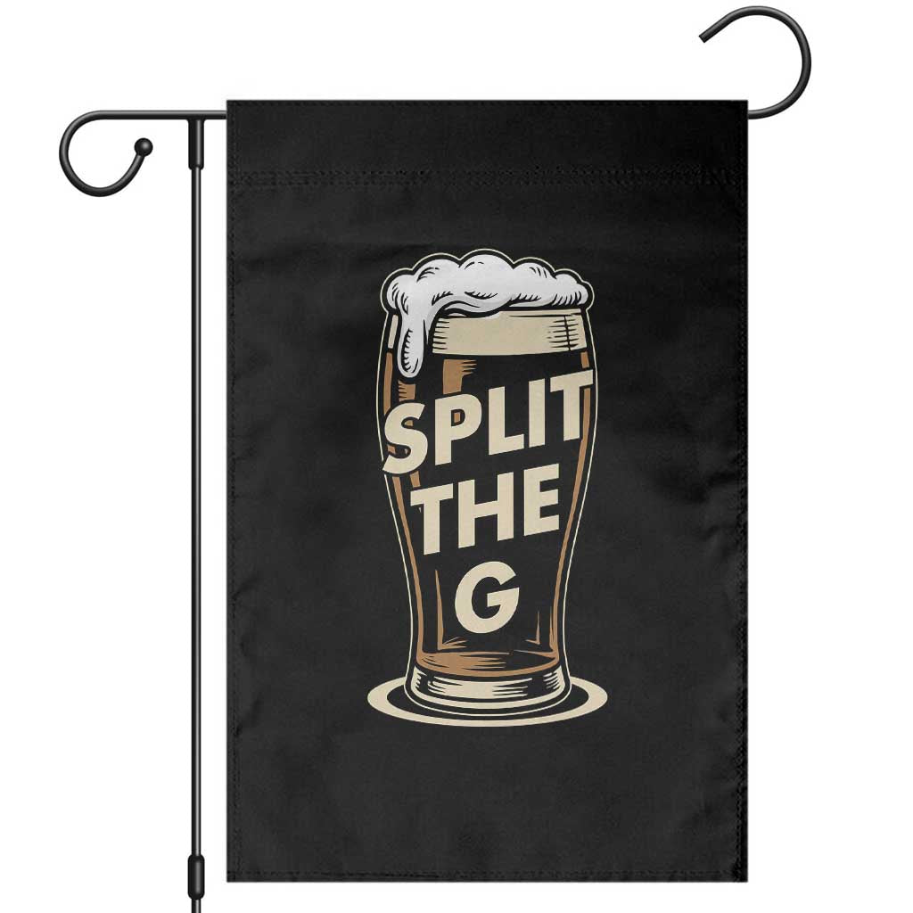 Funny Irish Beer Slit The G Garden Flag Stout Beer Drinking Lover TS11 Black Print Your Wear