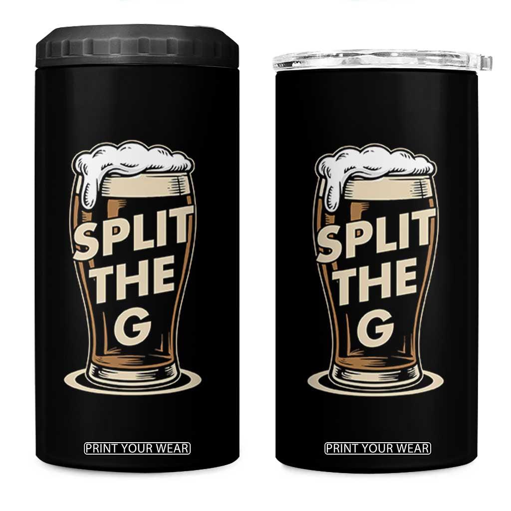 Funny Irish Beer Slit The G 4 in 1 Can Cooler Tumbler Stout Beer Drinking Lover TS11 One Size: 16 oz Black Print Your Wear