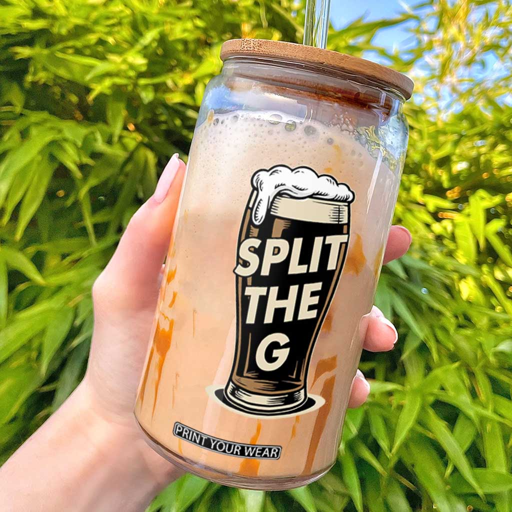 Funny Irish Beer Slit The G Glass Can Stout Beer Drinking Lover TS11 Black Print Your Wear