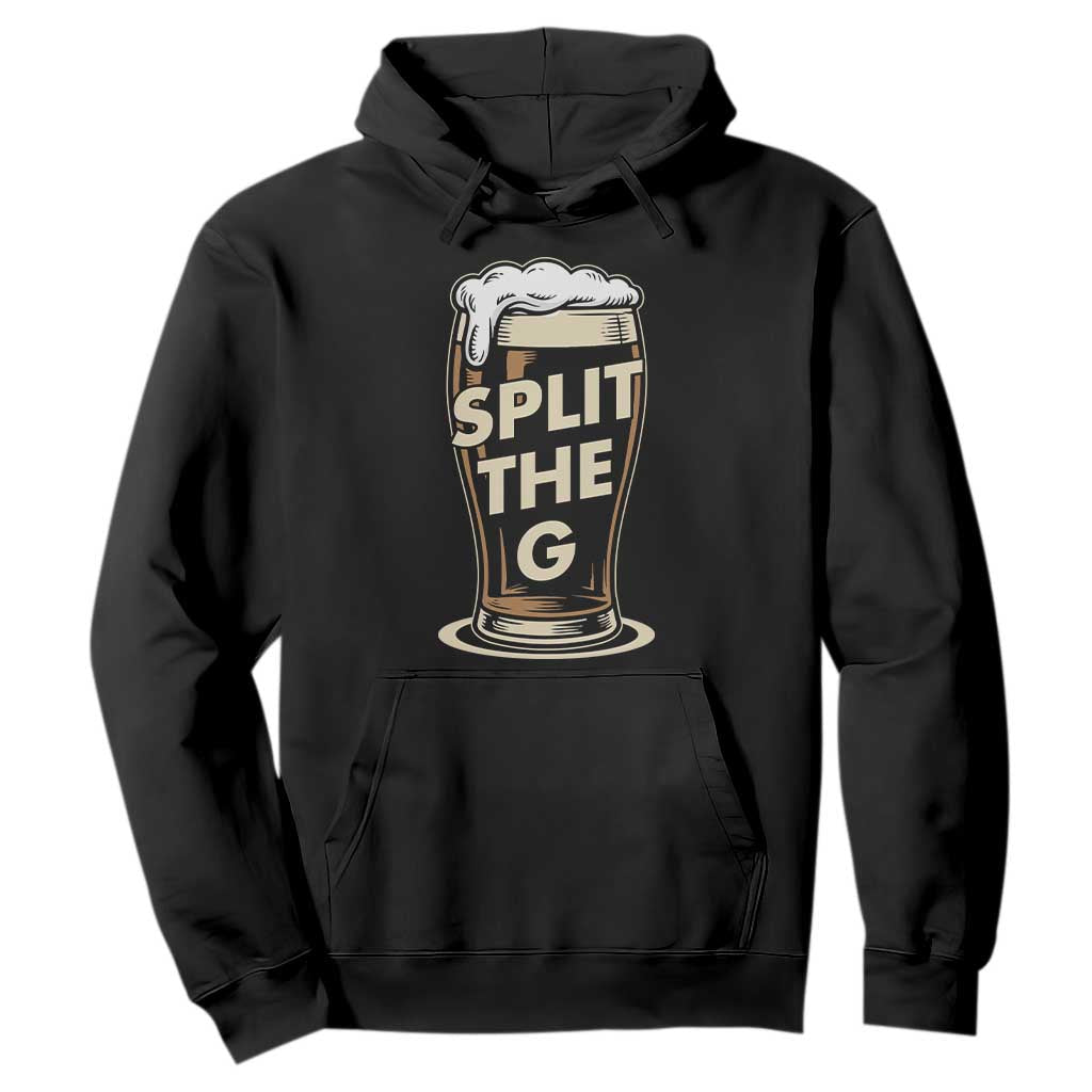 Funny Irish Beer Slit The G Hoodie Stout Beer Drinking Lover TS11 Black Print Your Wear
