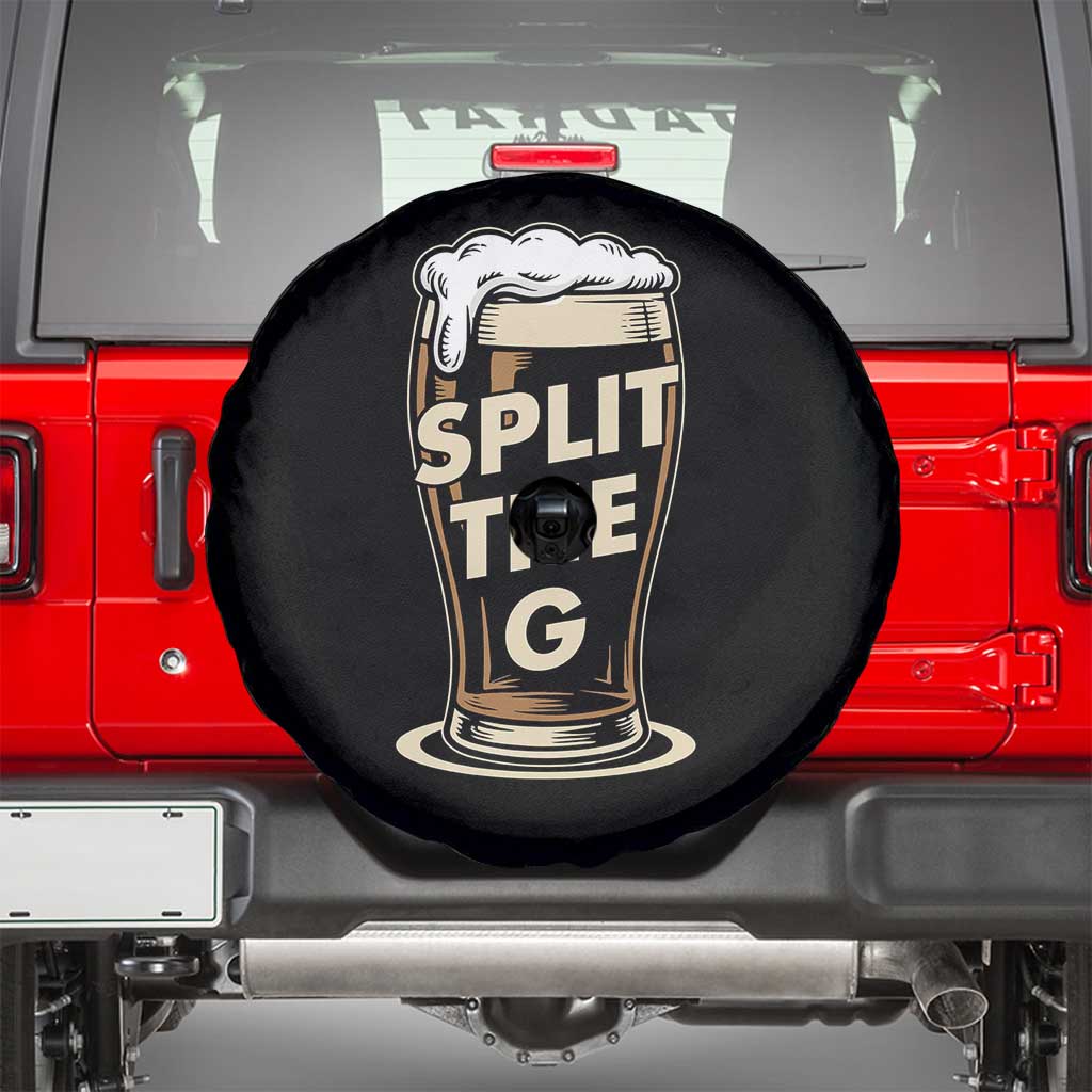 Funny Irish Beer Slit The G Spare Tire Cover Stout Beer Drinking Lover TS11 Black Print Your Wear