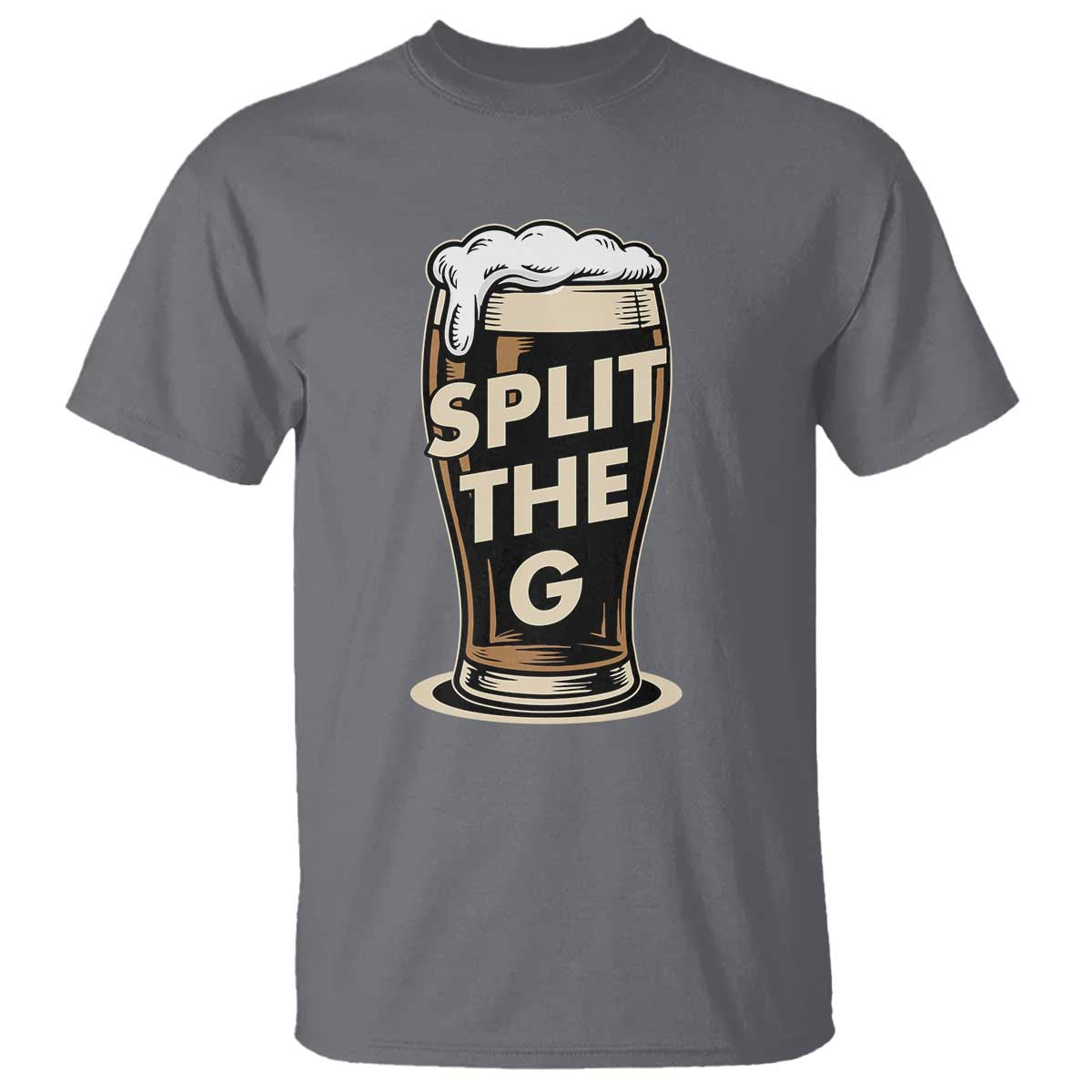 Funny Irish Beer Slit The G T Shirt Stout Beer Drinking Lover TS11 Charcoal Print Your Wear
