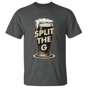 Funny Irish Beer Slit The G T Shirt Stout Beer Drinking Lover TS11 Dark Heather Print Your Wear