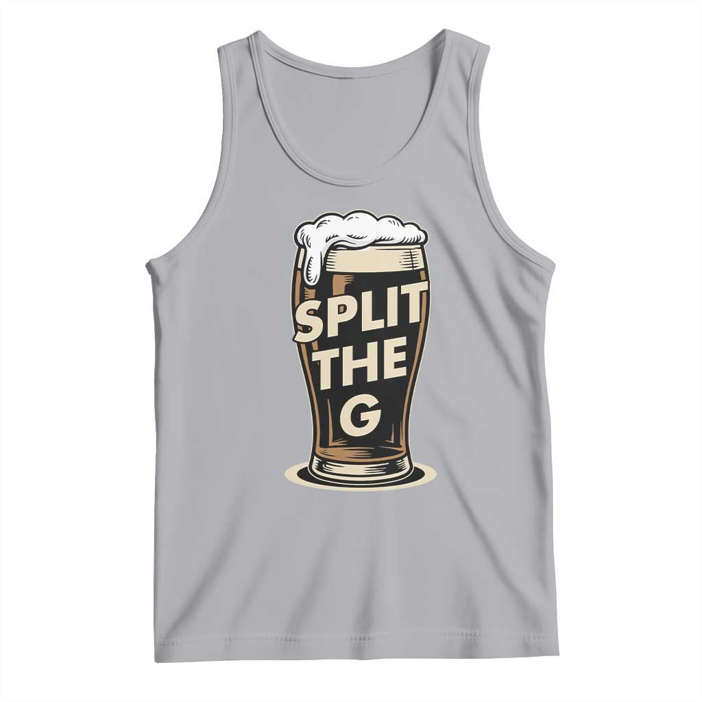 Funny Irish Beer Slit The G Tank Top Stout Beer Drinking Lover TS11 Athletic Heather Print Your Wear