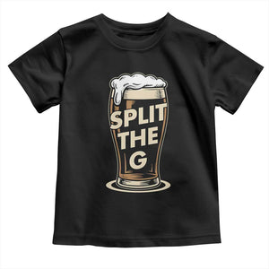 Funny Irish Beer Slit The G Toddler T Shirt Stout Beer Drinking Lover TS11 Black Print Your Wear