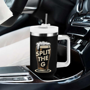 Funny Irish Beer Slit The G Tumbler With Handle Stout Beer Drinking Lover TS11 Print Your Wear