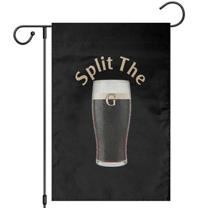 Funny Irish Beer Split The G Garden Flag St Patricks Day Stout Beer Drinking Day TS11 Black Print Your Wear