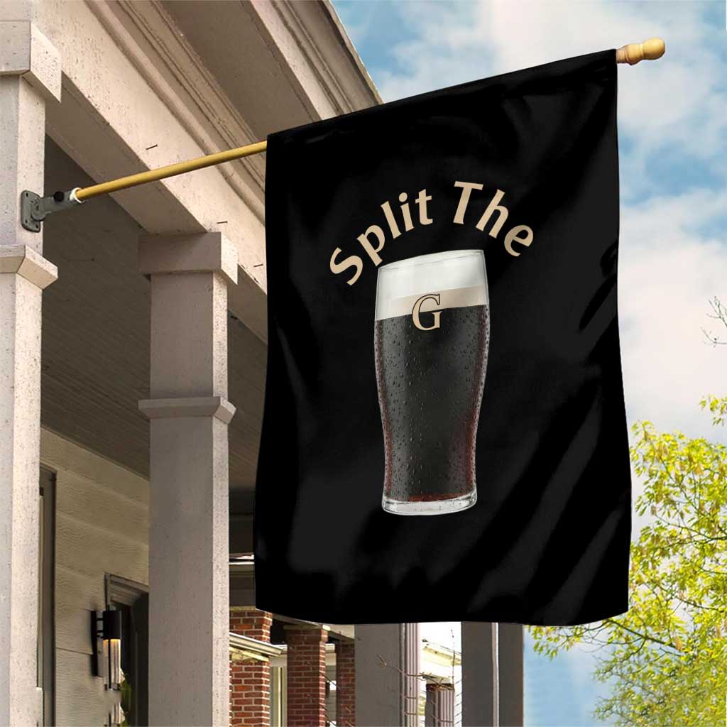 Funny Irish Beer Split The G Garden Flag St Patricks Day Stout Beer Drinking Day TS11 Print Your Wear