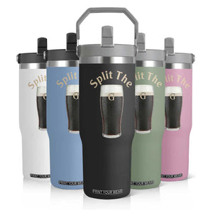 Funny Irish Beer Split The G Flip Straw Tumbler St Patricks Day Stout Beer Drinking Day TS11 Print Your Wear