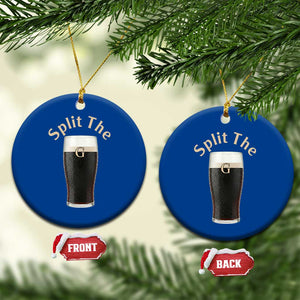 Funny Irish Beer Split The G Ceramic Ornament St Patricks Day Stout Beer Drinking Day TS11 1pc Blue Print Your Wear