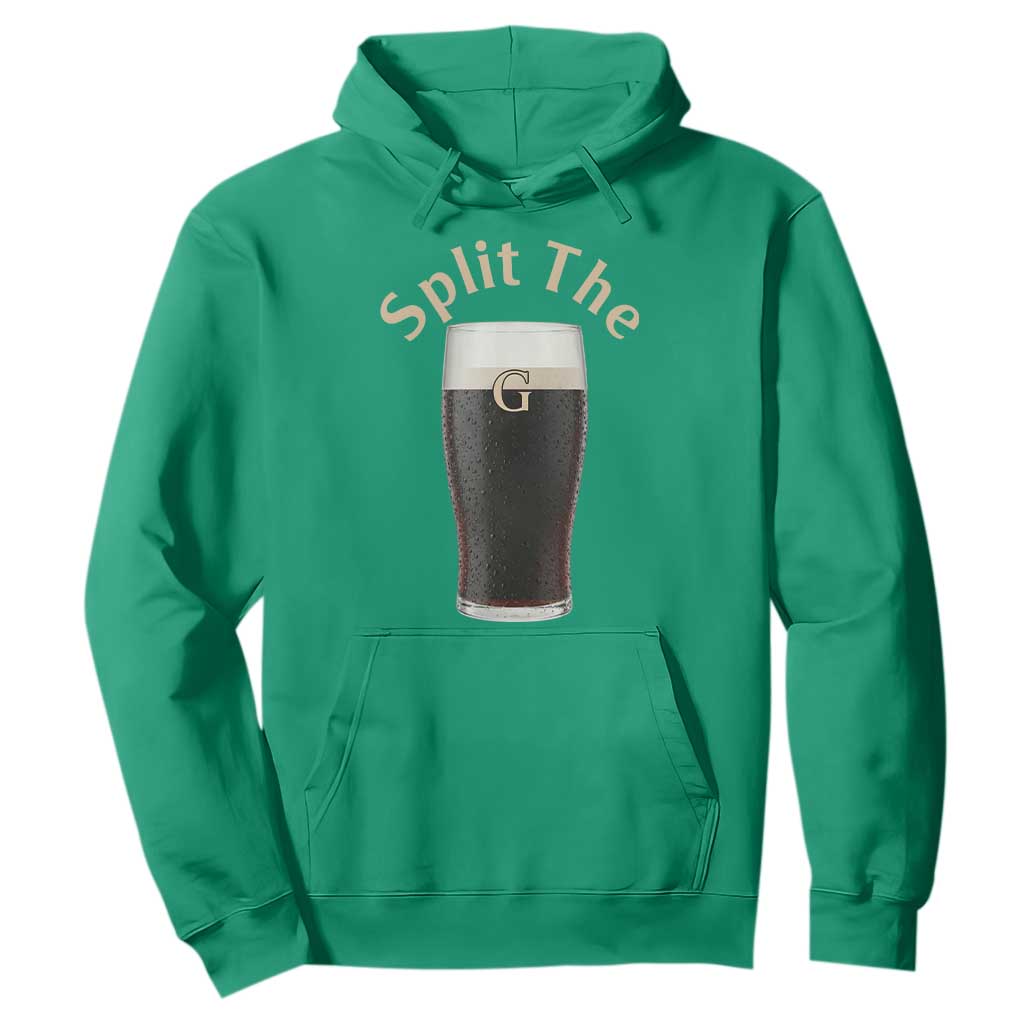 Funny Irish Beer Split The G Hoodie St Patricks Day Stout Beer Drinking Day TS11 Irish Green Print Your Wear